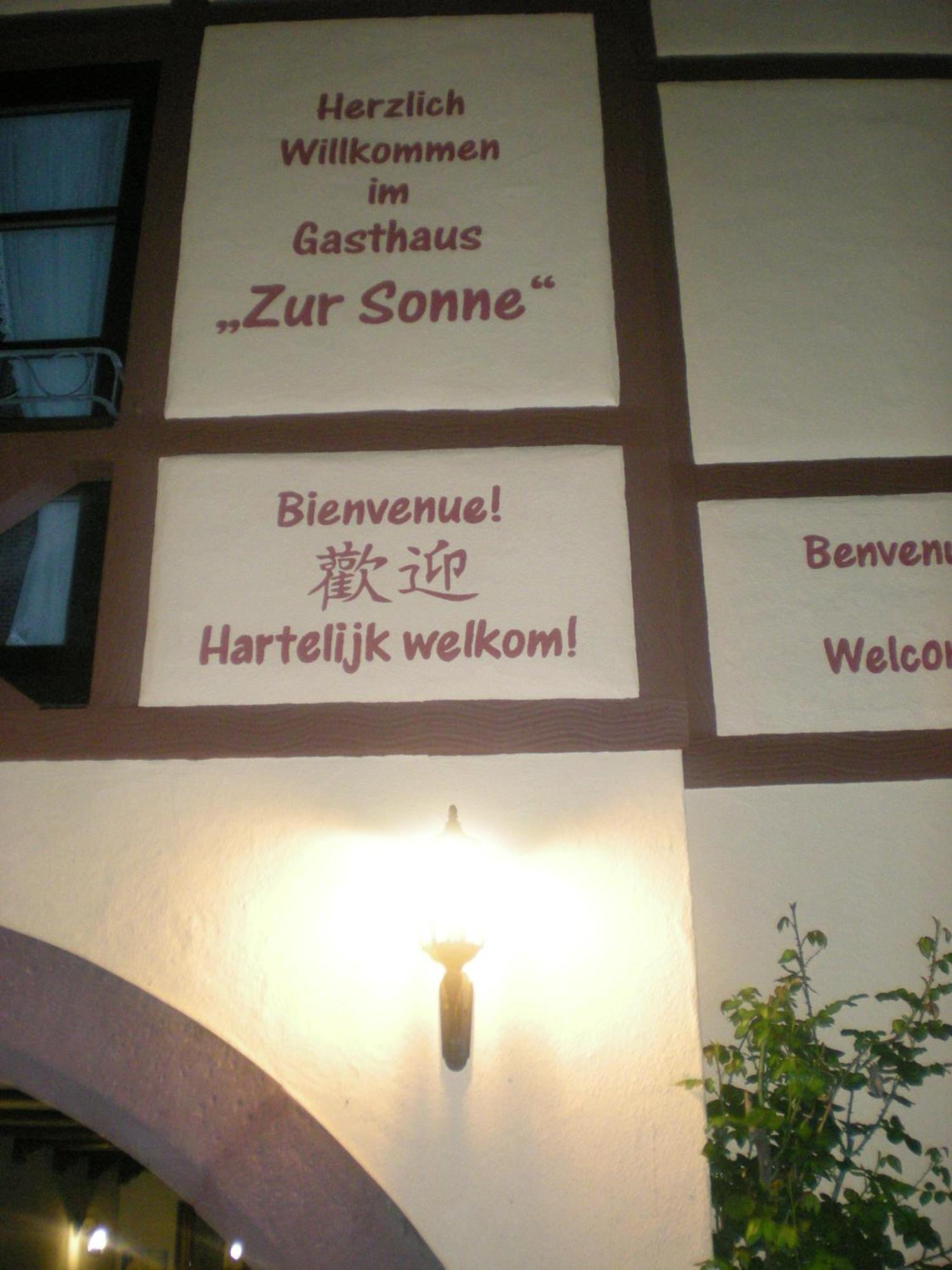 Gasthaus Sonne Gbr Trennfeld Екстериор снимка
